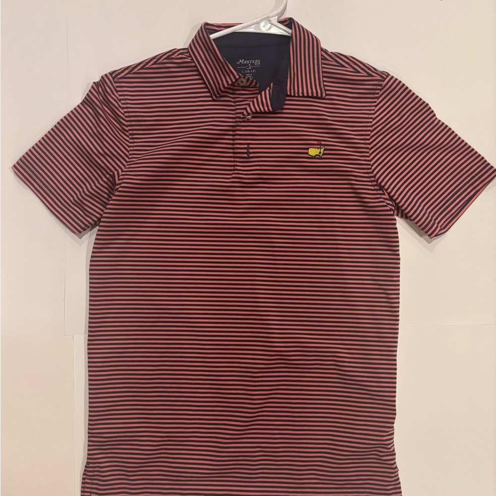 Masters Striped Golf Shirt